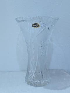 BOHEMIA CRYSTAL 花瓶 高さ25cm×直径16cm 中古品 - メルカリ