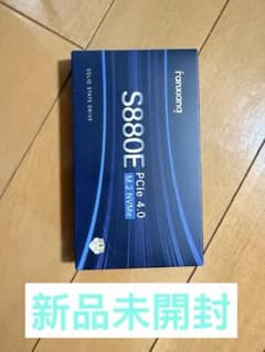 s880e 4tb m.2 ssd R:7450MB/s新品未開封のサムネイル