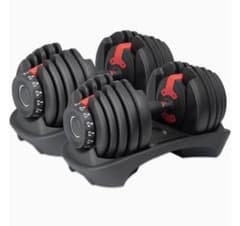 可変式ダンベル 2.5〜24kg ダイヤル式 - メルカリ