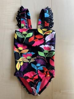 ROXY ベビー水着 2T, ワンピース 花柄 フリルのサムネイル