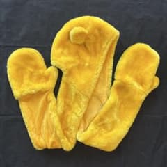 디즈니 곰의 푸우 팬 캡 머플러 장갑