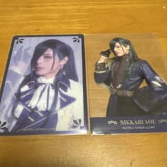 刀剣乱舞 静かなる夜半の寝ざめ　にっかり青江 クリアカード 2枚セットのサムネイル