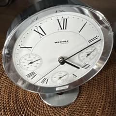 WEHRLE 置き時計 気圧計　温度計　湿度計付き WEHRLE 置き時計 気圧計 温度計 湿度計付き - メルカリ