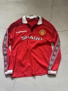 マンチェスターユナイテッド 長袖　ギグス　11番　98-00 ネーム ビンテージ マンチェスターユナイテッド 長袖 ギグス 11番 98-00 ネーム