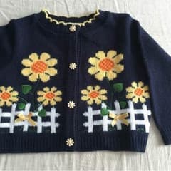 Bonnie Jean お花畑 カーディガンのサムネイル