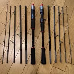 超コンパクト　2.1mベイト&スピニングロッド　モバイルロッド　パックロッド 超コンパクト 2.1mベイト&スピニングロッド モバイルロッド パック