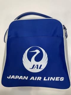 JAL 青 ショルダーバッグ 昭和レトロ 昭和 50年 - メルカリ