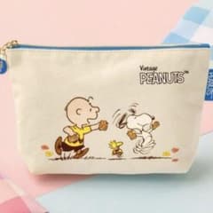 【限定品】Vintage PEANUTS ポーチ スヌーピー チャーリーブラウンのサムネイル