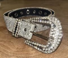 avalanche ブリンブリンベルト studs belt Amazon | [W＆C] ブリンブリン ベルト ウエスタン レザー CZダイヤ