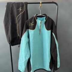 Mizuno ジャージ上下 アクアブルー XO3点セット Mizuno ジャージ上下 アクアブルー XO3点セット - メルカリ
