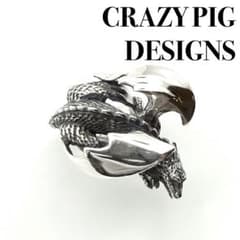 ○【CRAZY PIG】LARGE 3D DRAGON BODY リング 17号 - メルカリ