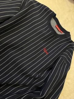 supreme pinstripe crewneckのサムネイル