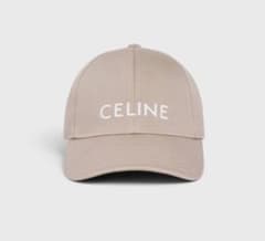 CELINE ベースボールキャップ コットン/ブリティッシュベージュ CELINE ベースボールキャップ コットン/ブリティッシュベージュ - メルカリ