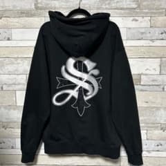 SUPPLIER サプライヤー ジップパーカー LサイズY2K ラインストーン