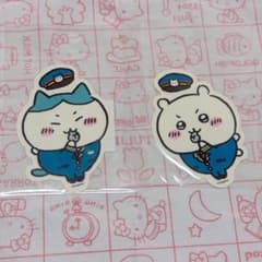 【2/24〆】ちいかわ　ハチワレ　ダイカットステッカー　笛吹き　限定品のサムネイル