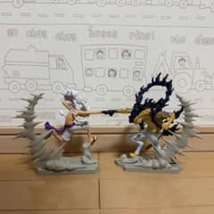 ワンピース フィギュア 5体セット ルフィ バギー ジンベエ ルッチ クザン ワンピース フィギュア ルフィ ギア5 ルッチ 覚醒 2体セット - メルカリ