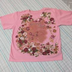 CHILDHOOD DREAMS 花柄プリント 半袖Tシャツ ピンク　L寸のサムネイル