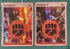 コ*ン様 ポケモンカード　ホロン基本闘エネルギー　2枚セット コ*ン様 ポケモンカード ホロン基本闘エネルギー 2枚セット - メルカリ