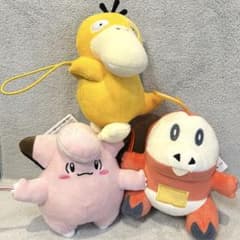 ポケットモンスター　ぐらぶらりんぬいぐるみ　ピッピ　コダック　ホゲータ　全３種②