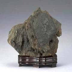 中国怪石Ⓐ　英石賞石　霊壁石　太湖石　山水景石　鑑賞石　硯山　台座付約31cm 中国怪石Ⓑ 英石賞石 霊壁石 太湖石 山水景石 鑑賞石 硯山 台座付約