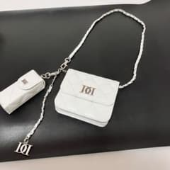 完売品✨ ダーリッチ キルティングマルチベルトバッグ ホワイト リップ