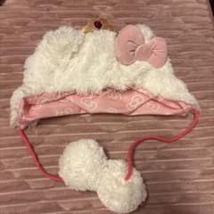 Hello Kitty ふわふわ帽子 USJ♡ - メルカリ