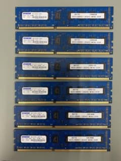 ADTEC メモリー 8GB DDR3L 1600MHz 6枚セットのサムネイル