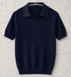 UNITED ARROWS スキッパー ニットポロ made in italy - メルカリ