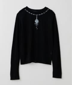 【GRANCY】Print Design Sheer Knitのサムネイル