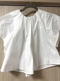 MM6 Maison Margiela 키즈 레이디스 반소매 블라우스 화이트
