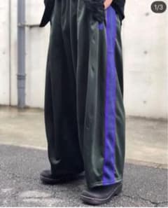 Needles ヒザデルパンツ H.D. PANT グリーン×パープルのサムネイル