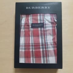 BURBERRY ピンクチェック柄トランクス Mサイズ - メルカリ