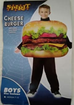 ハロウィン チーズバーガー ハンバーガー 子供用 コスチュームのサムネイル