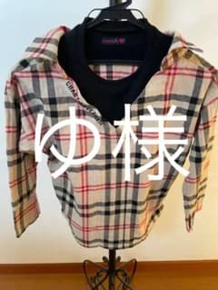トップス　チェック　sサイズのサムネイル
