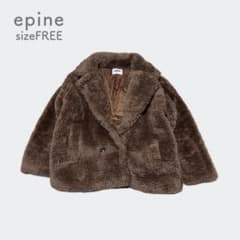 エピヌ teddy bear boa coat テディベアボアコート - メルカリ