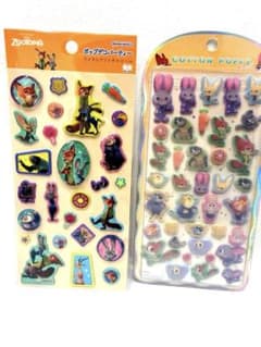 【正規品】ズートピア　ポップデコパーティー　コットンパフィー　2セット