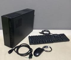 【実働品】デスクトップPC キーボード＆マウスセット スリムPCのサムネイル