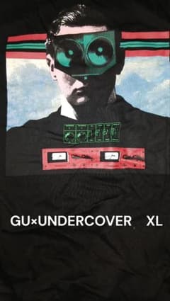 【サイズXL】GU×UNDERCOVER 長袖カットソー ブラックのサムネイル