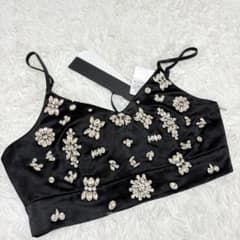 タグ付き新品 PAMEO POSE パメオポーズ ビジュー ビスチェ コルセット