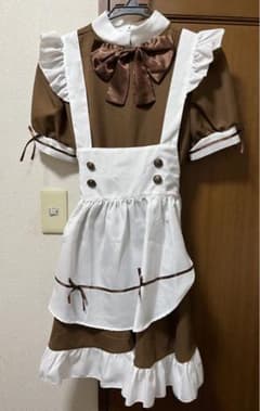 メイド　コスチューム　ワンピース エプロン付のサムネイル