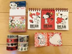 ユニバ　USJ スヌーピー メモ帳　マスキングテープ ふせん ユニバ USJ スヌーピー メモ帳 マスキングテープ ふせん - メルカリ