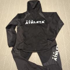 ATHLETA ピステ ジャージ セットアップ 上下 黒のサムネイル