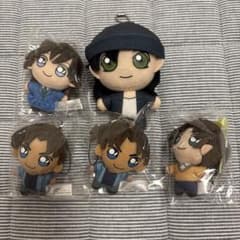 名探偵コナン ぬいぐるみ マスコット 5点セット - メルカリ