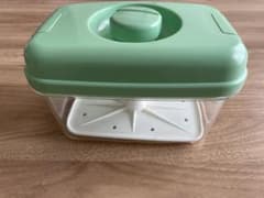 漬物容器 浅漬け器 角型 グリーンのサムネイル