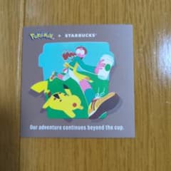 ポケモン　スタバコラボ　ステッカー