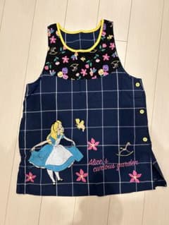 アリスのエプロン 花柄刺繍付きのサムネイル
