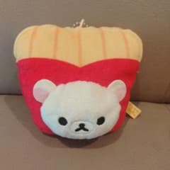リラックマ　ボールチェーン付き　ポテトになりきりぬいぐるみ　コリラックマ
