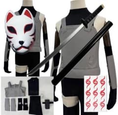 NARUTO 暗部カカシ コスプレ カットセット済みウィッグ Amazon.co.jp: ナルトはたけカカシ先生 ウイッグネット付き ショート