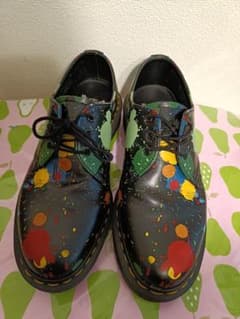 Dr. Martens ペイントスプラッター3ホール