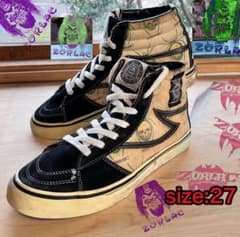 爆烈レア】 ZORLAC スニーカー ハイカット 27 old-skate - メルカリ